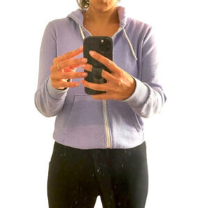 H & M Divided Hoodie. Lavender color. Super soft and comfortable cotton. Size 10